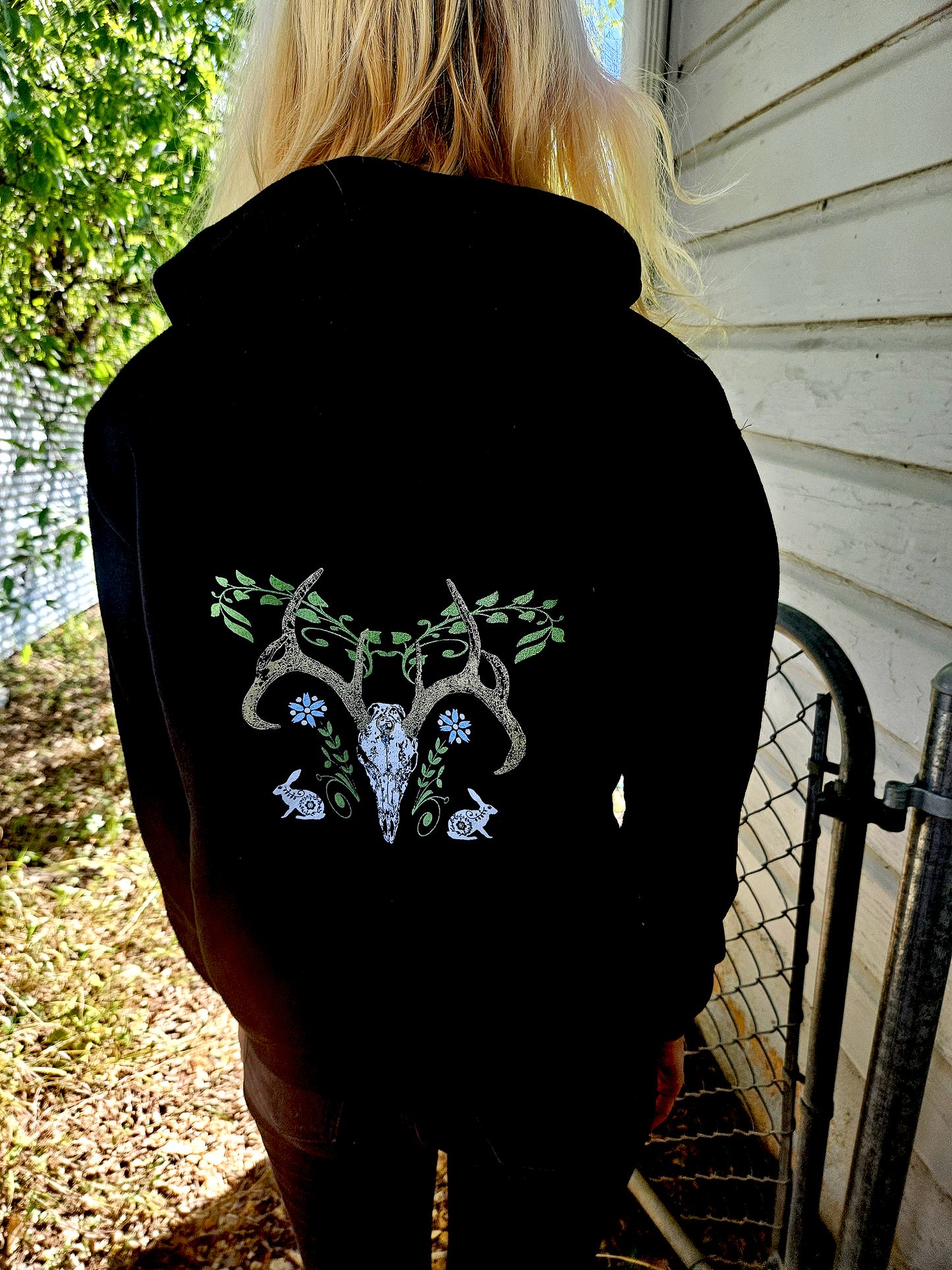 Natures Embrace - Black Hoodie