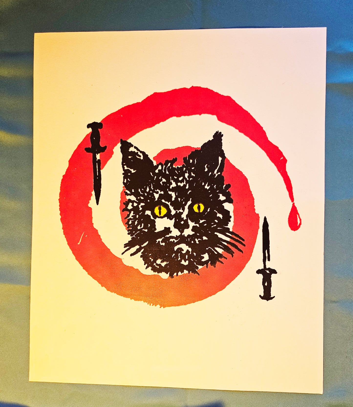 Hypno Cat - Art Print