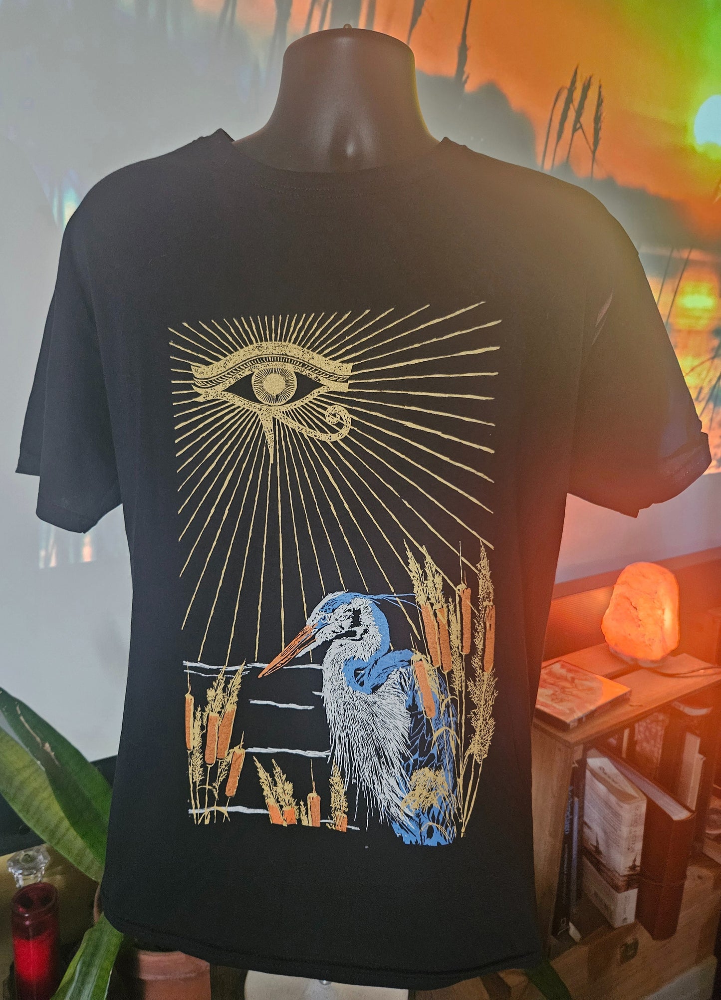 Eye Of Horus Black T-Shirt Men's/Uni Cut