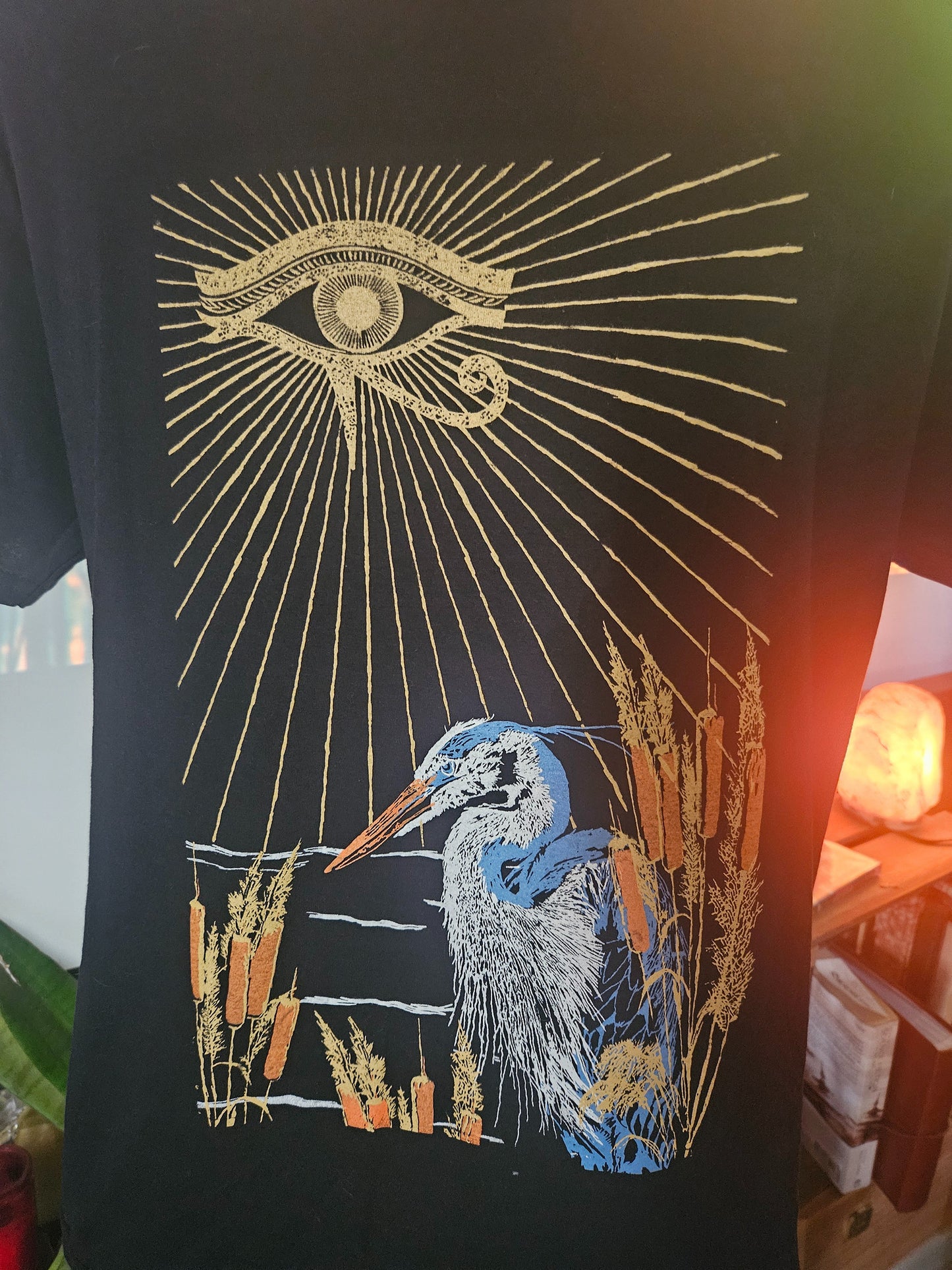 Eye Of Horus Black T-Shirt Men's/Uni Cut