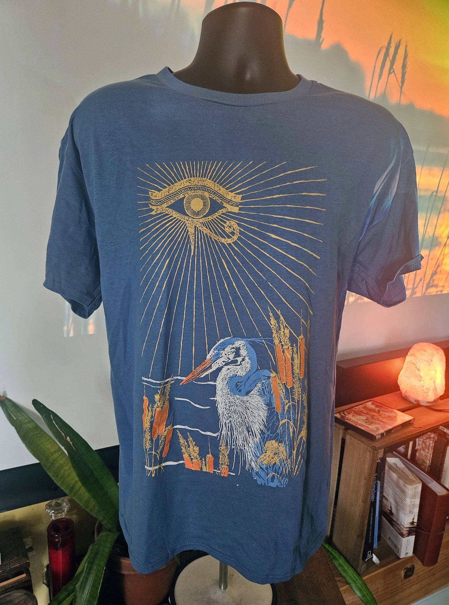 Eye Of Horus Blue T-Shirt Men's/Uni Cut