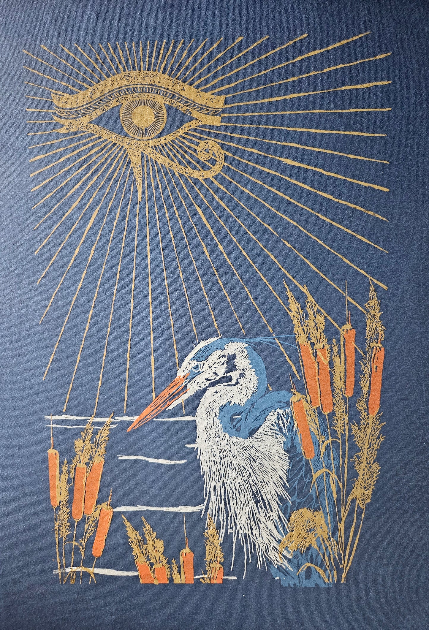 Eye Of Horus Blue T-Shirt Men's/Uni Cut