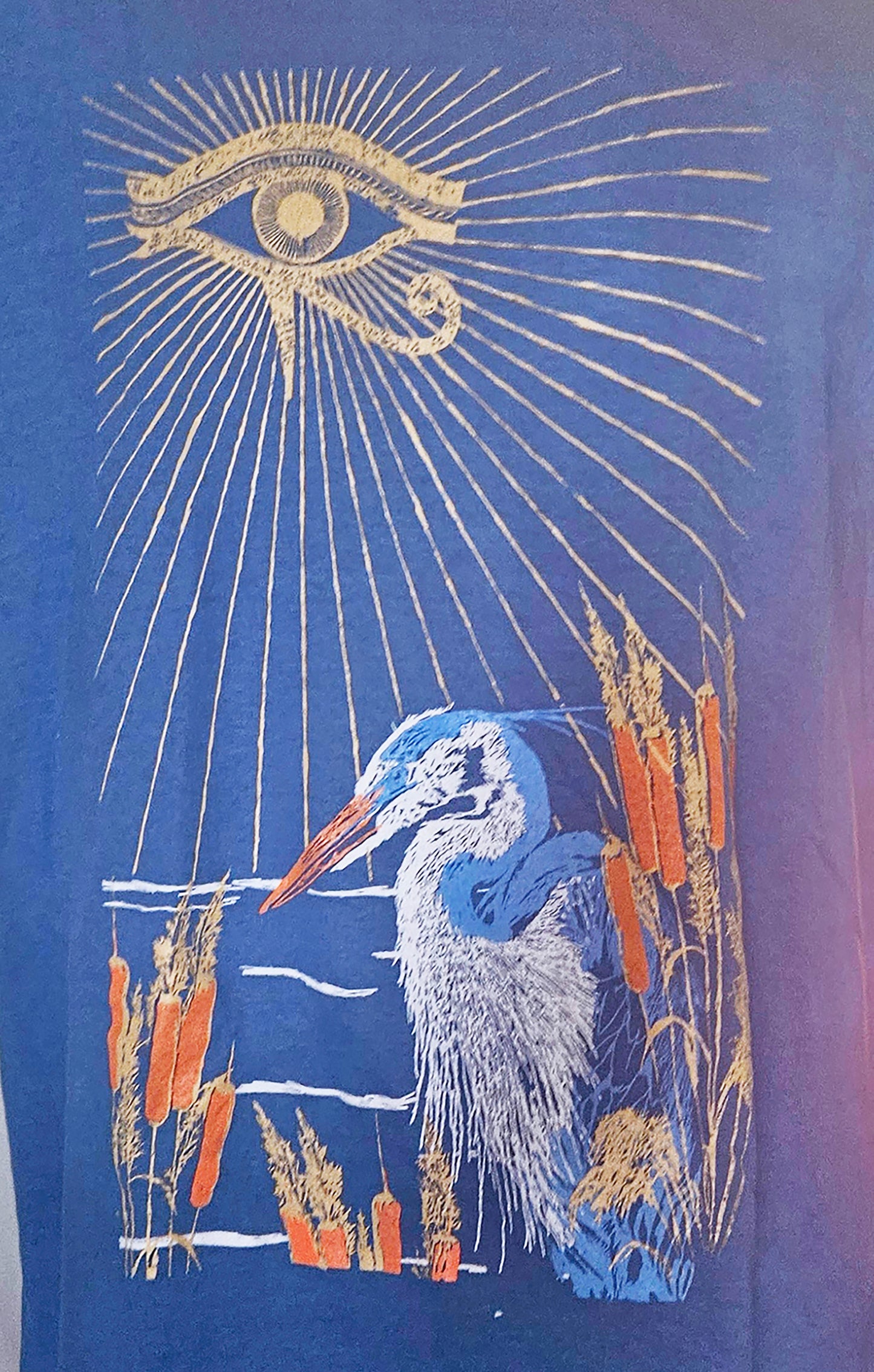 Eye Of Horus Blue T-Shirt Men's/Uni Cut