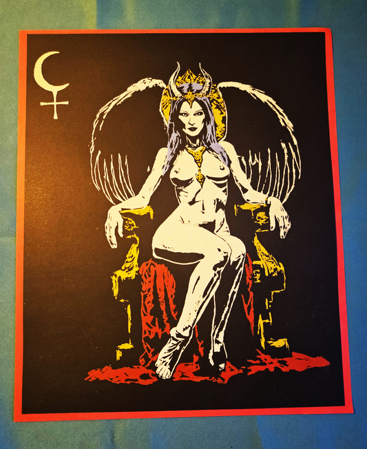 Lilith - Art Print - Red Mat