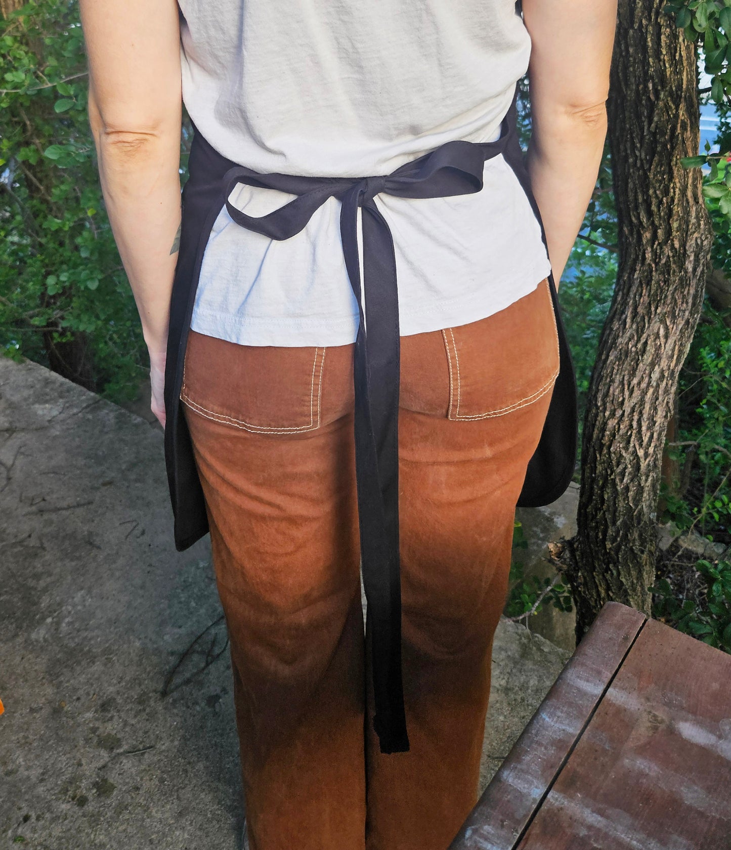 Mushroom Apron - Black