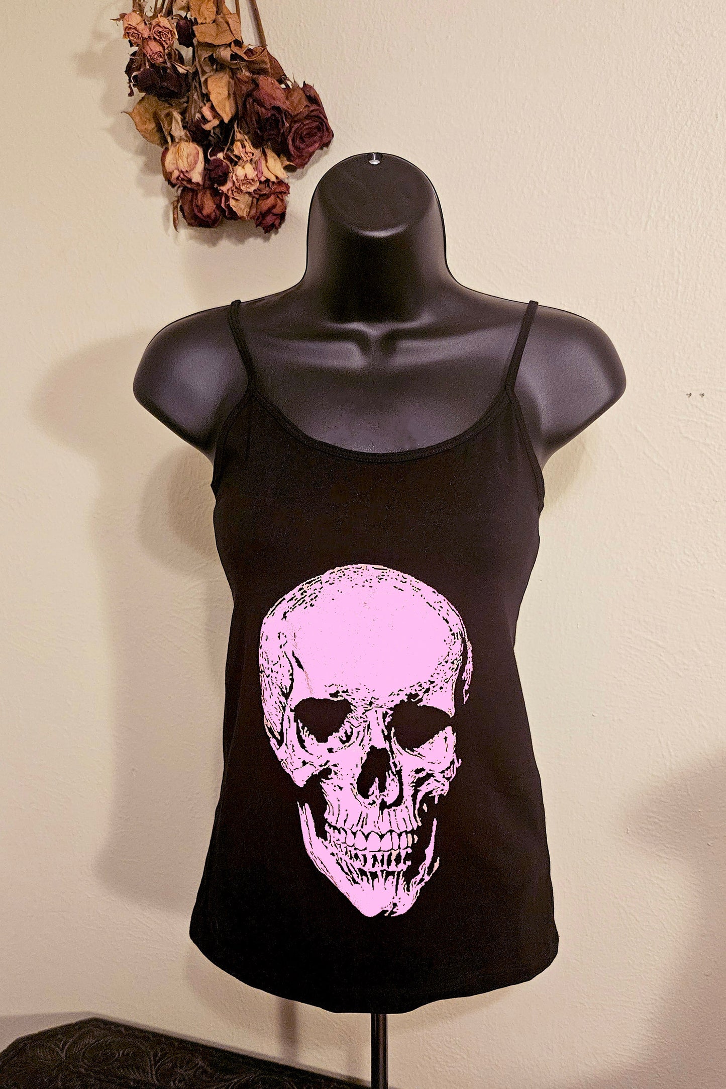 Bubblegum Skull - Black Cami