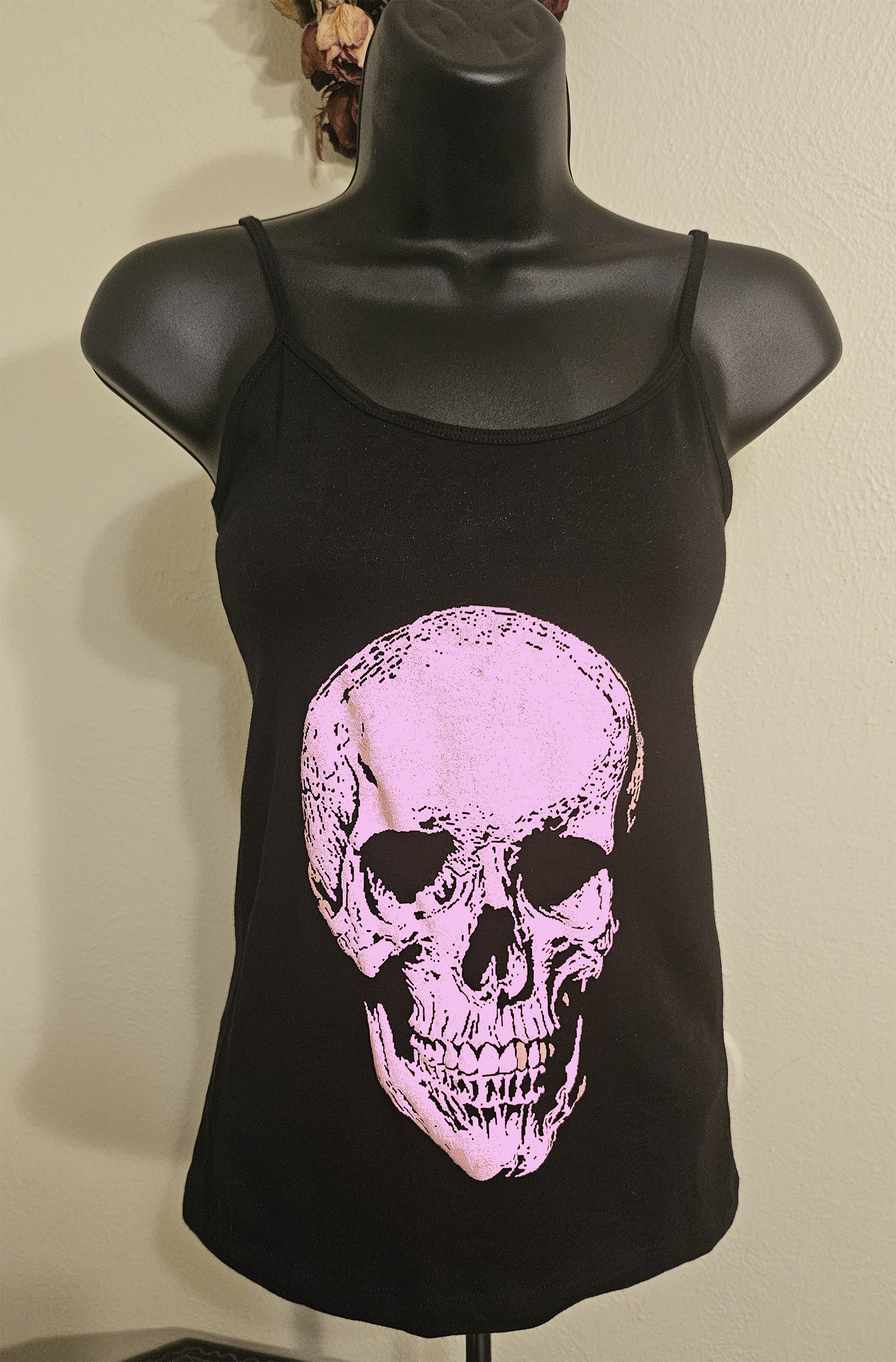 Bubblegum Skull - Black Cami