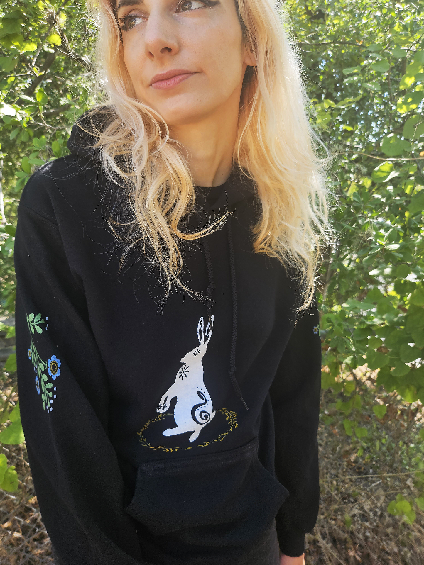 Natures Embrace - Black Hoodie