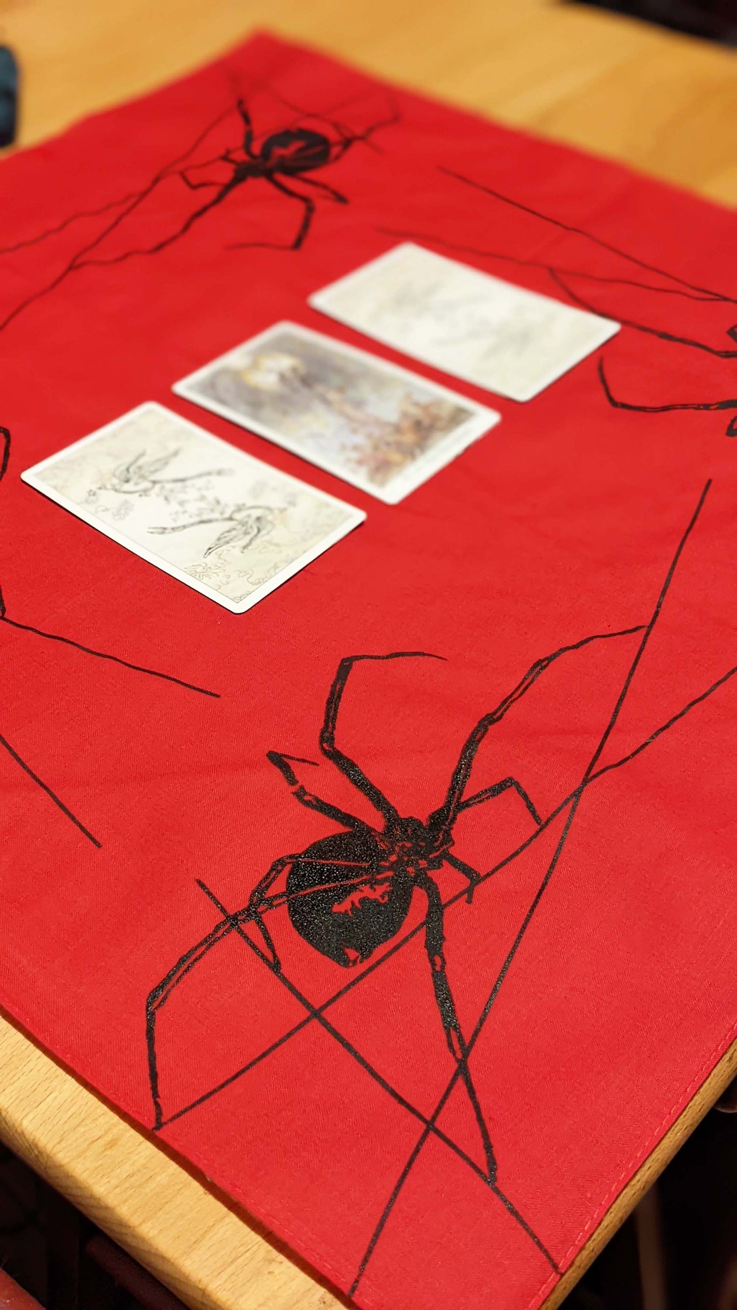Black Widow Red Altar Cloth
