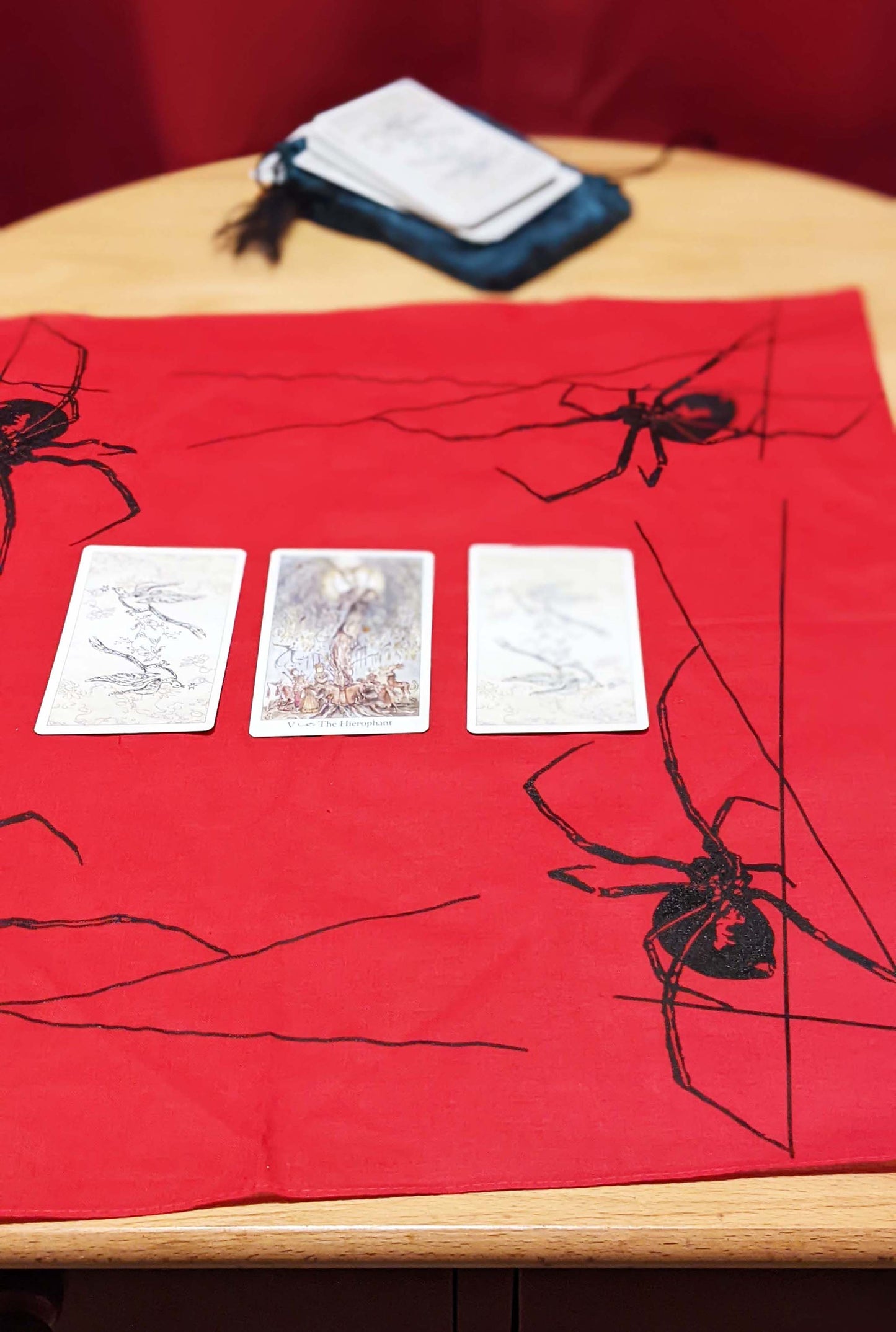 Black Widow Red Altar Cloth