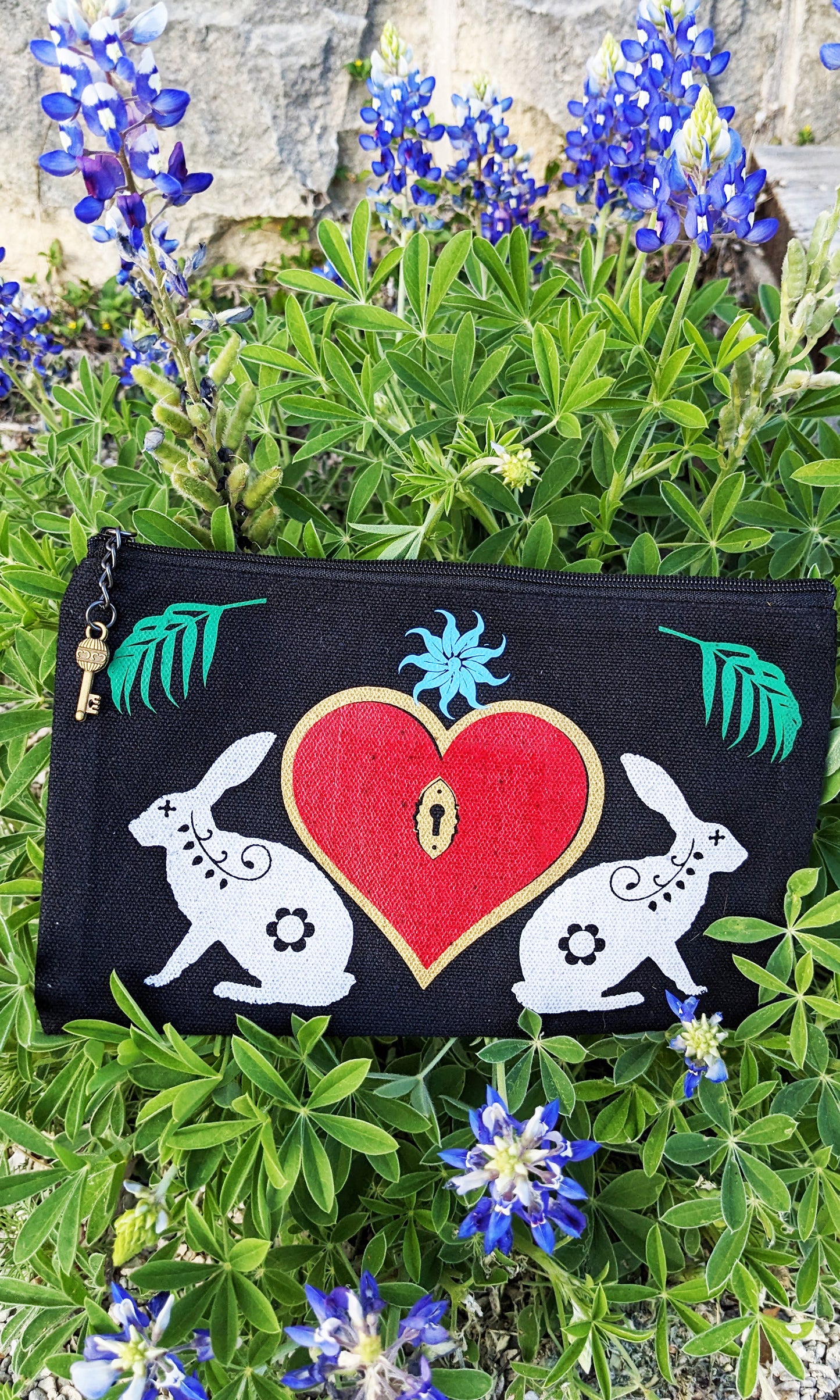 A Locked Heart Makeup Bag