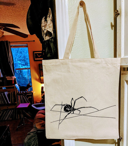 Black Widow Tote Bag