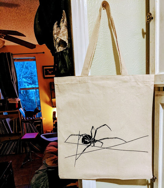 Black Widow - Tote Bag-Canvas